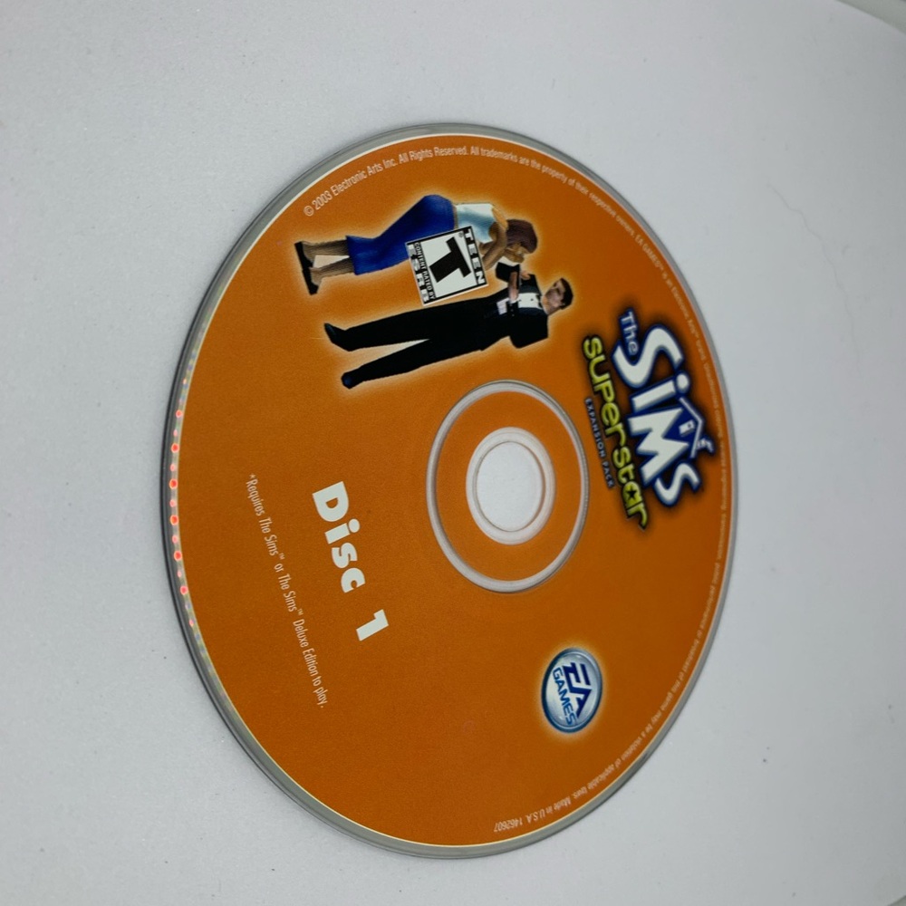 The Sims: Superstar Expansion Pack PC CD-ROM Game Disc 1 Only